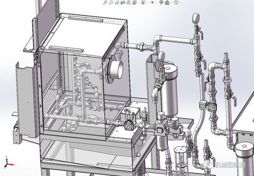 汽車零部件清洗機(jī)3d數(shù)模圖紙 solidworks設(shè)計(jì)